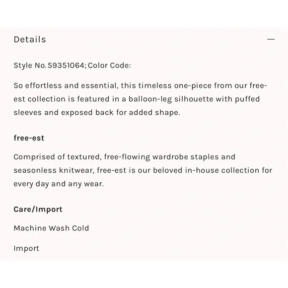 Free People Jackie One Piece Jumpsuit NWT Size Medium - Picture 14 of 15